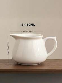 Cirelle Juego de té de porcelana blanca de alta calidad - Taza para infusión de té, Accesorios de juego de té Gongfu, Juego de té de porcelana blanca para el hogar, Filtro y distribuidor de té | Vajilla minimalista para el té de la tarde, la barra de café, el regalo de inauguración de la casa | Accesorios de cocina modernos, decoración de oficina, decoración del hogar | Juego de té, té, juego de tazas - Blanco - Ver 6