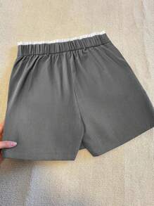 GlowEve CURVE 灰色短裤裙套装，二合一裙短裤