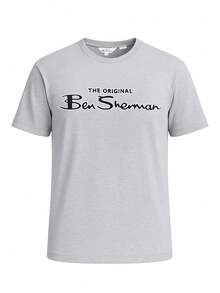 Ben Sherman 男士灰色T恤 - 灰色 - 查看 4