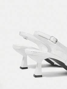 CUCCOO HITCHD Giày cao gót mũi nhọn họa tiết ren thêu 3D họa tiết hoa thanh lịch, ngọt ngào, lãng mạn, phong cách cung đình dành cho nữ, Cô dâu, Phù dâu, Khách dự tiệc cưới, Hẹn hò, Tiệc tùng, Thu/Đông - trắng - Xem 11