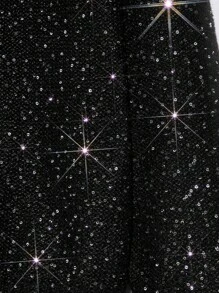 NEON BLANC 男士宽松休闲亮片装饰套头衫，秋冬 - 黑色 - 查看 5