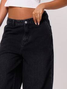 MUSERA Wash Vintage Denim Baggy Oversized Knee Darts Jeans Spring 90's Cute Summer Capsule 2.0 Concert Fall Winter Christmas Thanksgiving Chic