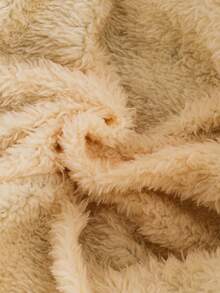 SHEIN Áo khoác dày dặn giữ nhiệt màu xanh lá cây có mũ cho bé trai, kiểu dáng thường ngày ấm áp, thích hợp cho cả nam và nữ, mùa đông. - Nhiều màu - Xem 2