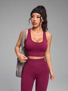Innovista Conjunto de entrenamiento sin costuras de color rojo bronceado, con alto soporte, secado rápido, ropa deportiva diaria, yoga, entrenamiento HIIT, de oficina al gimnasio, mallas, ropa deportiva de otoño, sujetador, pantalones de compresión, control del abdomen, figura favorecedora, cardio, running, ejercicio al aire libre, saludable, listo para TT, Reel de IG, OOTD, conjunto de fitness de mamá trabajadora de 2 piezas, equipo de rendimiento atlético