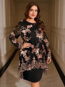 Gownix Plus Size Dresses Wedding Guest Dress Women Dresses For Wedding Guest  Curve Wedding Guest Dress,Elegant Dresses For Women , Elegant Dress For Women,Elegant Dresses For Party, Elegant Dresses For Ladies ,Sequin Dress,Sparkly Dress,Shiny Dress,Black Dress,Black Dresses For Women ,Elegant Dresses For Party,Party Dresses, Elegant Party Dresses,Wedding Guest Dress,Wedding Guest Dress For Women,Wedding Party Dress,Luxury Evening Dresses For Weddings,Wedding Guest Party Dress,Halloween Costumes,Halloween Costume For Women , Christmas Dress, Christmas Party Dress,Christmas Clothes For Women ,New Year Dress, New Year Women's Clothes - Multicolor - View 7