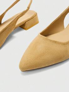 CUCCOO BIZCHIC Giày sandal đế bệt mũi nhọn thường ngày Cuccoo dành cho nữ - màu nâu - Xem 6