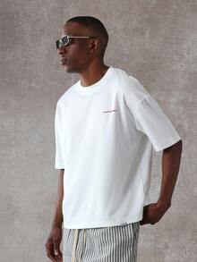 SUMWON Monte Carlo French Riviera Short Sleeve T-Shirt Summer Casual Oversized Graphic Print Streetwear Lobster Design Vacation Beach Holiday Cruise Tee - White - View 2