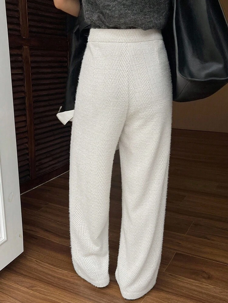 Women's Casual Solid Color Pants, Autumn