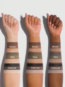 SHEGLAM Puff Brow Palette-Olive Brow Pomade Brand Beauty Makeup Face Paint Cosmetic For Women Girls Perfect For Spring Summer Ideal For Y2K Fancy Fashion Suitable For Birthday Mother'S Day Gift Rave Party Ready Best Color - Olive - View 8