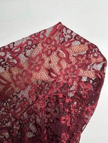 Fairmaia Trang phục truyền thống Đức cỡ lớn thiết kế khoét ngực ren cho nữ - Màu Đỏ Sâu - Xem 6