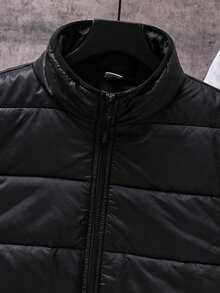 SHEIN 3pcs Casual Solid Color Loose Fit Hoodie, Vest And Sweatpants Set For Teens, Suitable For Commuting, School, Daily Casual, Travel, Sports, All Seasons, Boys 3 Piece Winter Set