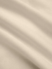 Chillumni Men's Summer Casual Floral & Letter Print T-Shirt - Khaki - View 7