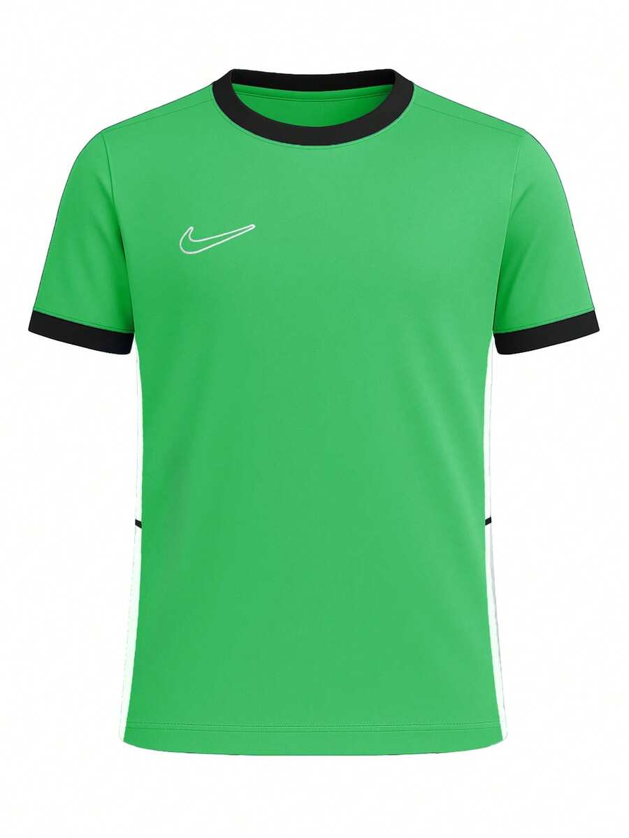 Nike Young Boys T-Shirts Stretchy Soft Durable Casual Outdoor Travel Green FZ9758-329 - Green - View 1