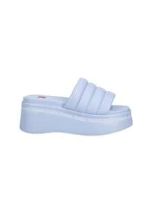 Tommy Hilfiger Jeans Women's Wedge Sandals Moderate Blue EN0EN02455 - Blue - View 1