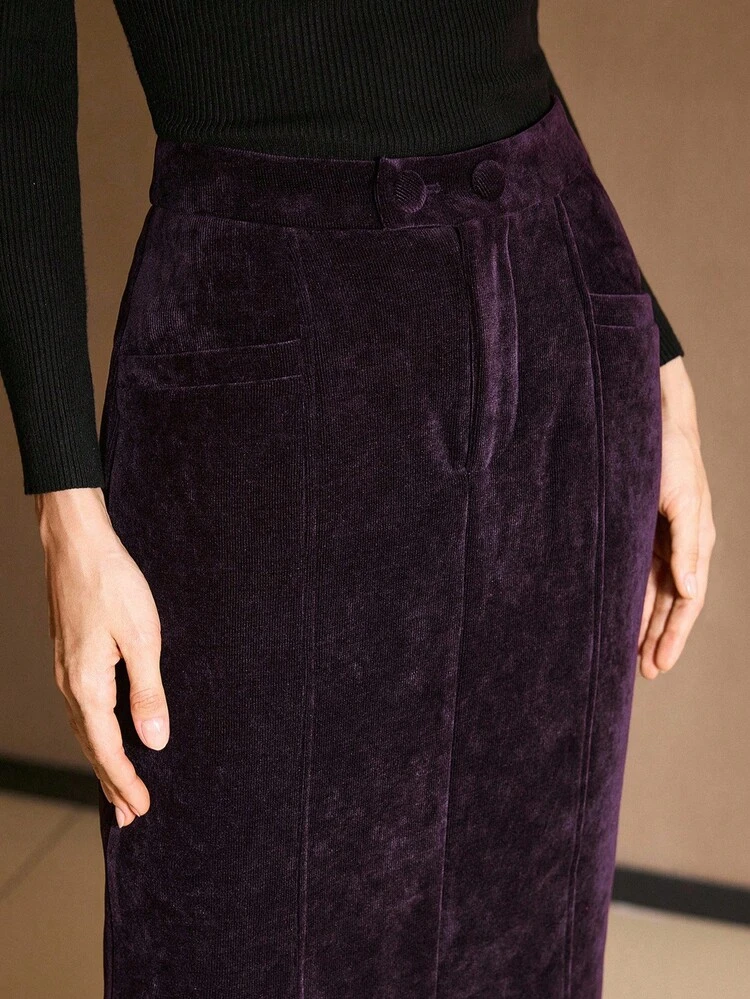 POCKET SLIM FIT SKIRT