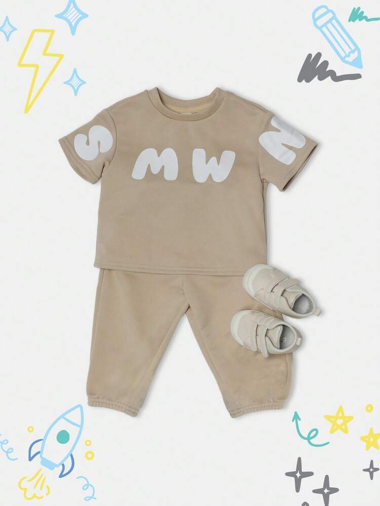 SMWN Logo Sweatshirt With Matching Jogger Pants