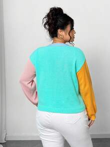 Elenzga Halloween Plus Size Cardigans Winter Fall Autumn - Multicolor - View 2