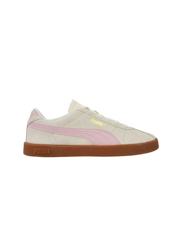 Puma Club II Unisex Casual Sneakers Warm White-Rose Mauve 397444
