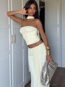 Ronhire Women Two Pieces Outfits For Daily Wear - Yellow - View 5