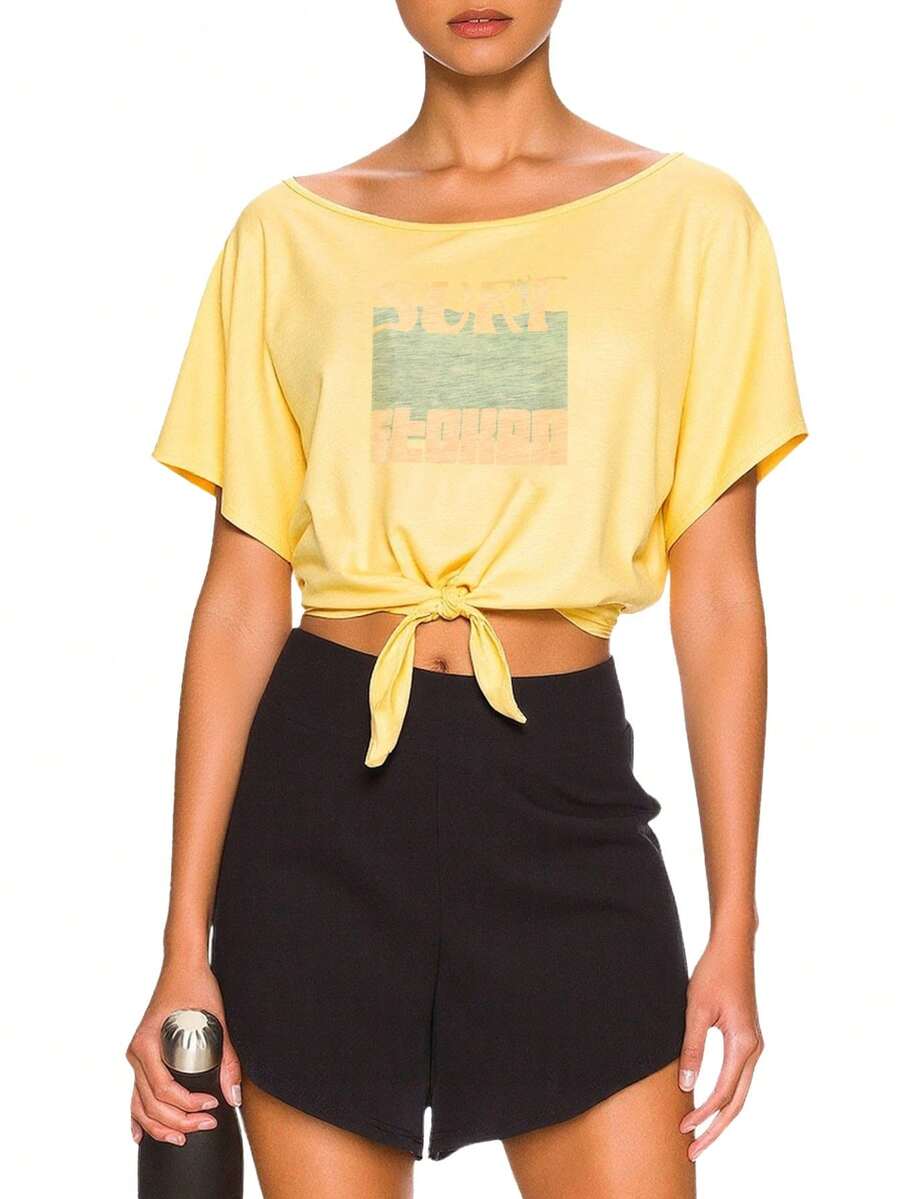 Roxy Women's T-Shirt Yellow - Yellow - View 1