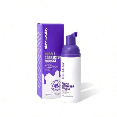 Kem che khuyết điểm màu tím Slow Sunday, hương bạc hà, cân bằng màu vàng ấm và màu tím lạnh, loại bỏ vết ố, giữ cho miệng sạch sẽ và trắng sáng, lựa chọn tuyệt vời cho đám cưới, kỳ nghỉ, bãi biển, đồ dùng cần thiết khi đi du lịch, thích hợp cho chăm sóc răng miệng mùa hè.