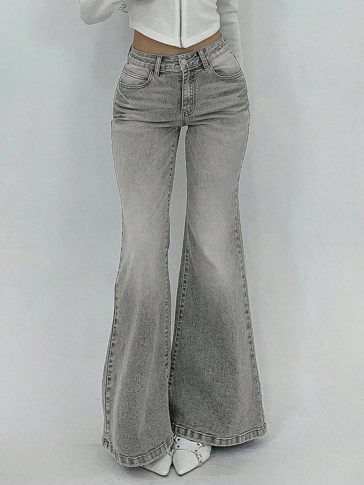 Women's Casual Flare Leg Jeans