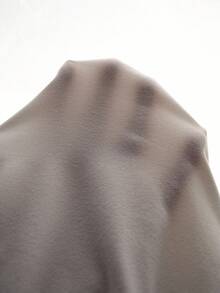 Mistrie SXY 纯色 INS 新品方领长袖荷叶边不对称下摆女式休闲 T 恤秋季女装