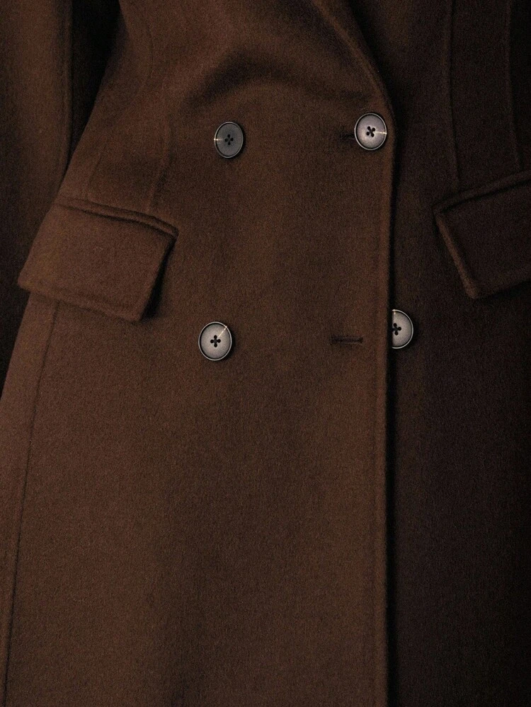 ELEGANT COMMUTER SLIM FIT DOUBLE-FACED OVERCOAT, AUTUMN/WINTER