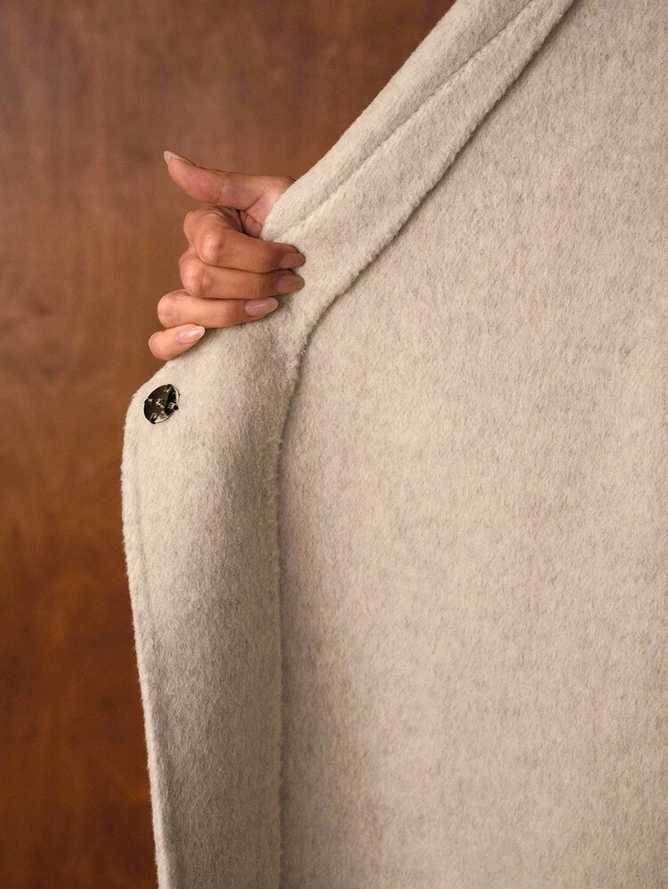 WOOL DOUBLE BREASTED OVERCOAT