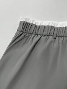 GlowEve CURVE 灰色短裤裙套装，二合一裙短裤