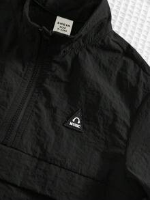 TaviRue 2pcs/Set Baby Boy Casual Korean Style Black Collared Tee And Elastic Waist Shorts Set, Summer Baby Boy Black Outfit Black Shirt Baby Boys Baby Boy Black Short Set Baby Boy Summer Outfit