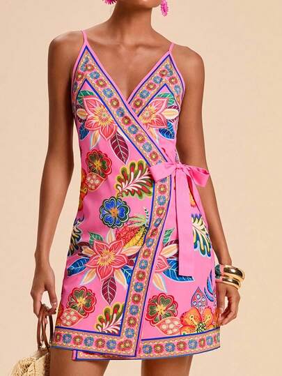 Travachic Vacation Woven Printed Spaghetti Strap Women's Mini Dress Vacation Dress ,Vacation Style,Woven Graphic Printed,Casual Summer Vacation Outfits Woman,Bohemia Beach Vacation Outfits,Boho Chic,Holiday Festival Outfits,Beach Outfits For Woman,Summer Outfits For Women,Graduation Outfit,Birthday Outfits For Women,Beach Essentials,Airport Outfit For Women,Club Outfit,Country Outfits Women,Tea Party Dress,Birthday Dress,Summer Sun Dress,Summer Dresses For Women ,European Summer,Back To School,Homecoming,Old Money Style Women,Streetwear Women,Y2k,Night Out,Fall Clothes,Winter Clothes,Cute,Going Out Outfits,Flowy Dress