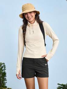 In My Nature Women's Minimalist Breathable Quick-Dry Detachable Leg Hiking Pants Women Hiking Pants Women Cargo Pants Women Zip Off Pants Convertible Hiking Pants Tactical Pants Women Convertible Pants Women - Black - View 4