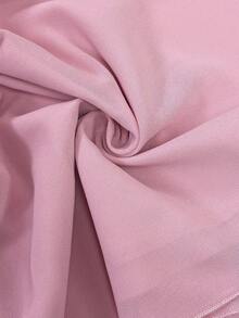 Flirla Vestido de manga abullonada con cuello en V, cintura con lazo y volantes, hasta la rodilla, talla grande. Elegante, vintage y lindo para vacaciones, citas y fiestas