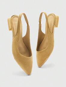 CUCCOO BIZCHIC Giày sandal đế bệt mũi nhọn thường ngày Cuccoo dành cho nữ - màu nâu - Xem 9