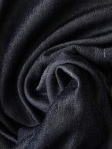 Franclia Elegant & Chic Denim Effect Commuter Versatile Dress - Blue - View 3