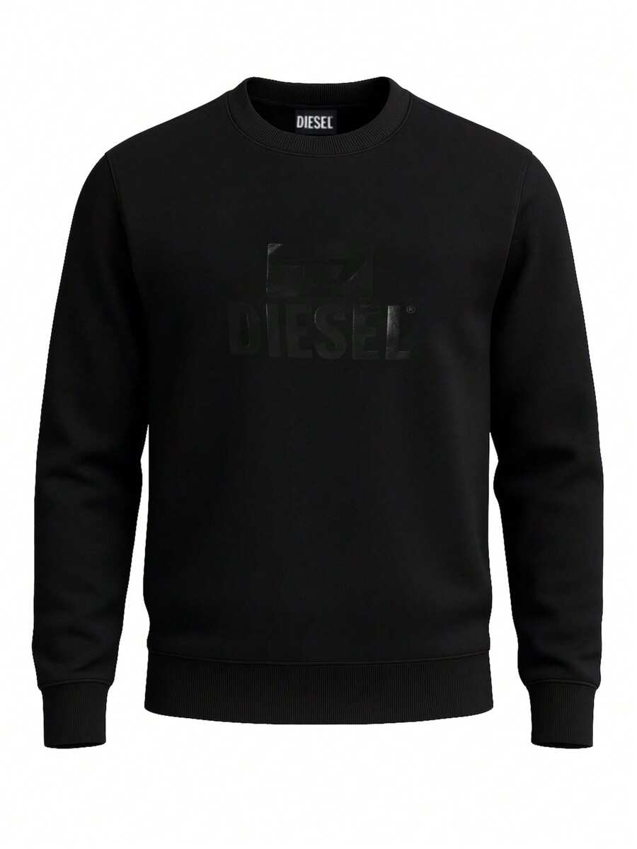 Diesel Men's Pullover Black - Negro - Ver 1