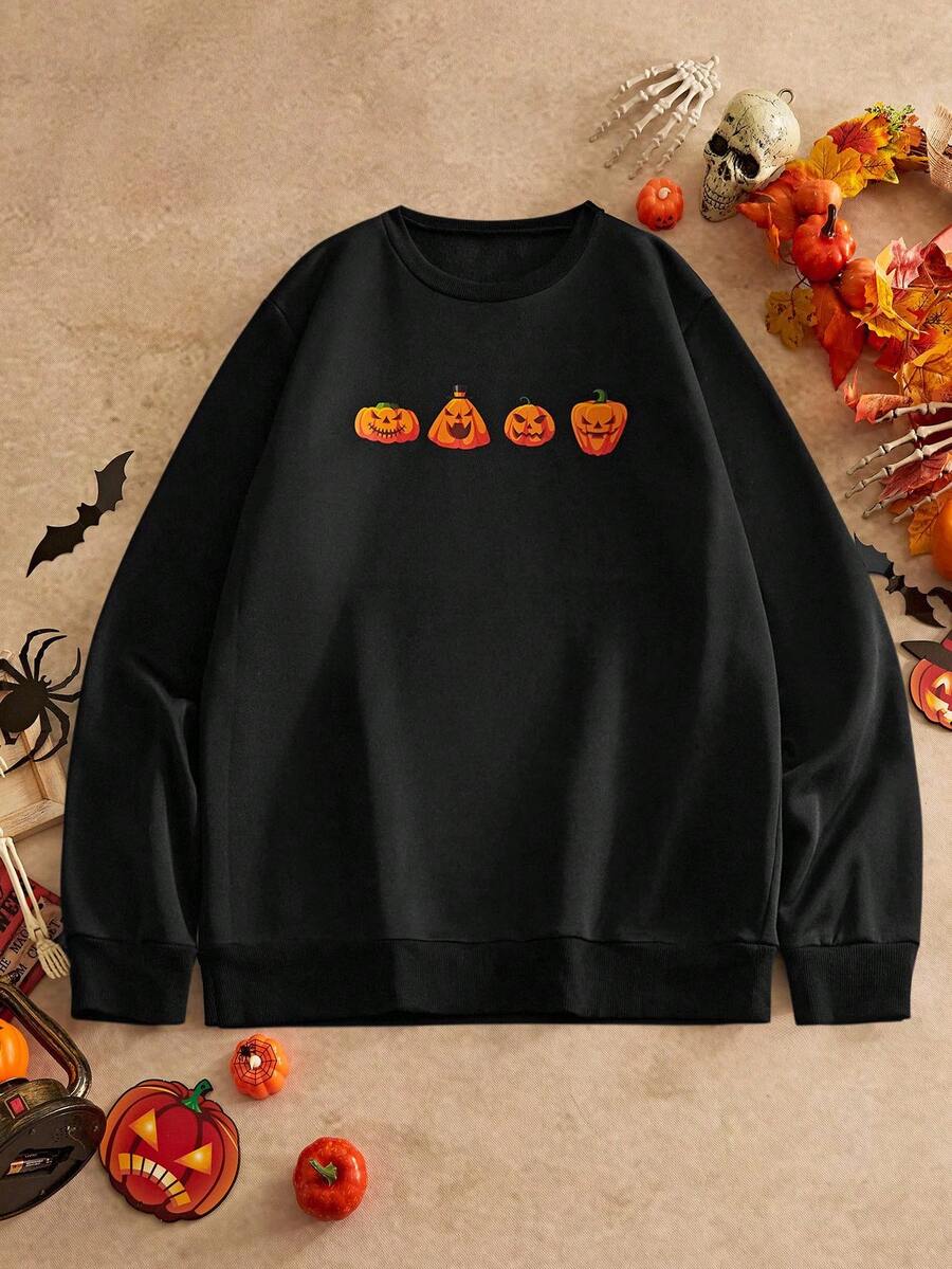 Manfinity NXTstreet 男士休闲圆领运动衫，柔软舒适，时尚，秋冬 - 黑色 - 查看 1