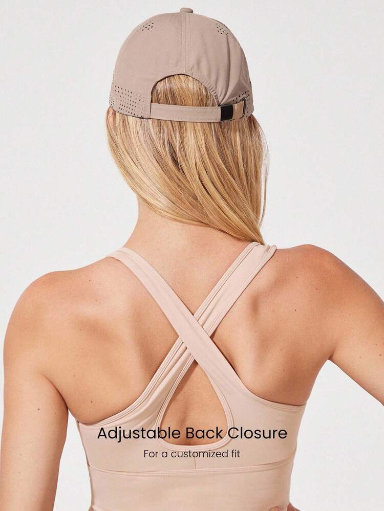 Loose Fit Lightweight Air Flow Adjustable Back Closure Side Mesh Baseball Cap Daily Casual