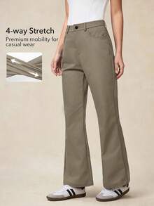 OutZeal 女士速干柔软弹力口袋户外裤 秋季日常休闲