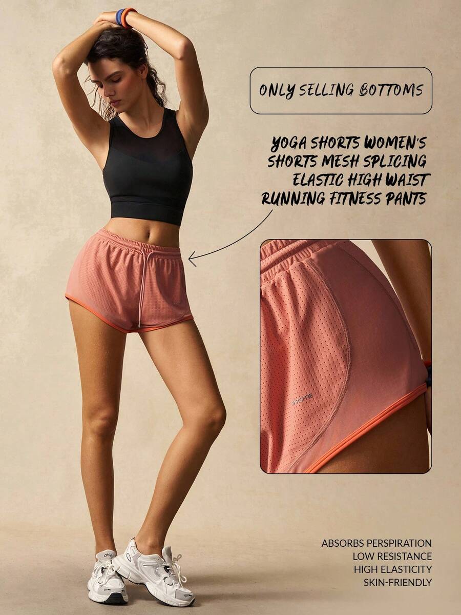 VARSITIE Damen Lässig Shorts mit Kordelzug in der Taille, lose und vielseitig einsetzbar, Sport Shorts für Damen, bequeme Sport Shorts