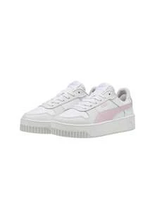 Puma Carina Street Women's Casual Sneakers White/Rose Mauve/Feather Gray 389390 - PUMA Trắng/Hồng tím/Xám nhạt - Xem 4
