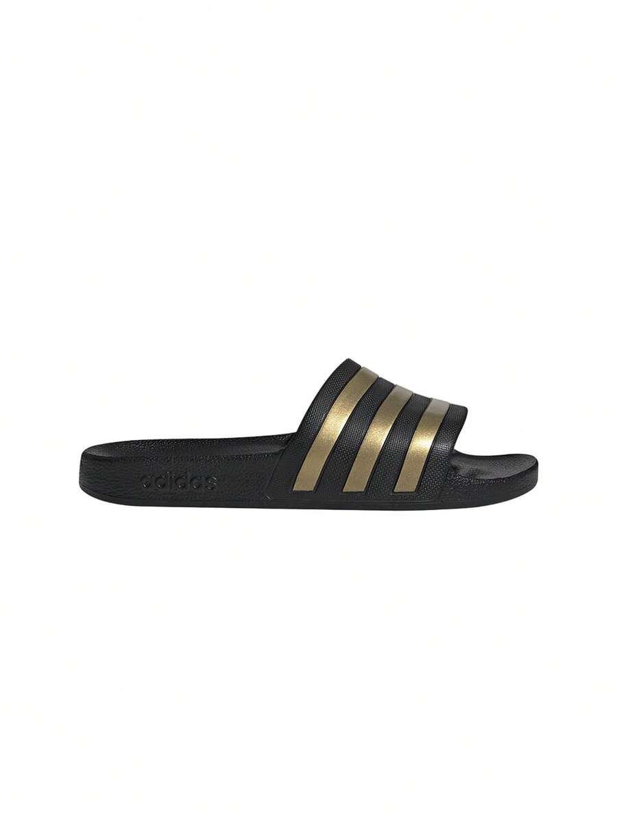 Adidas 阿迪莱特 AQUA - 核心黑/金金屬/核心黑 - 查看 1