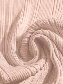 Franclia Women's Short Sleeve Cardigan Maxi Sweater Dress - Dusty Pink - View 3