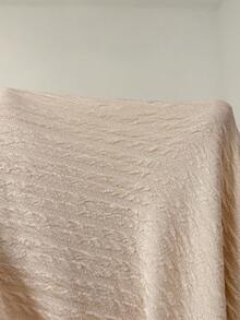 Solflare Conjunto de 2 piezas para mujer talla grande, top de manga larga de cuello redondo y pantalones de unicolor, para otoño/invierno - Albaricoque - Ver 5