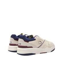 Lineshot Men's Casual Sneakers Off White/Navy I02440 - Beige - View 3