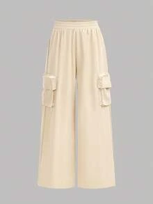 Girlism Tween Girl Color Block Pullover Top And Cargo Pants Set, Boys Back-To-School Jogger Sweatpants Sets, Tween Girl Cow Boy Beige Autumn School Fall Winter Set - Multicolor - View 10