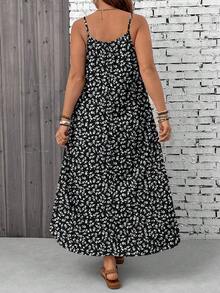 EMERY ROSE Váy Maxi Boho cỡ lớn mùa hè có cổ khoét sâu và túi cho nữ Váy Maxi họa tiết hoa màu đen cho nữ Váy Maxi mùa hè Váy dài thường ngày, Trang phục ngày lễ cho nữ Váy sang trọng - Nhiều màu - Xem 2