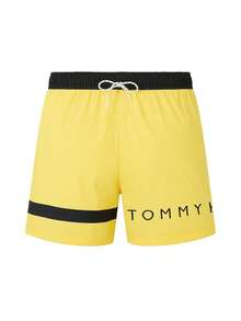 Tommy Hilfiger Mid Length Men's Swim Trunks Marigold Yellow