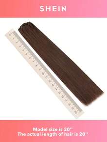 9PCS Straight Clip In Hair Extensions 100% Real Human Hair 14-24 Inch 148G Double Weft Invisible Clip Hair Extensions Remy Natural Human Hair For Women Girls Daily Use - S4A - View 11